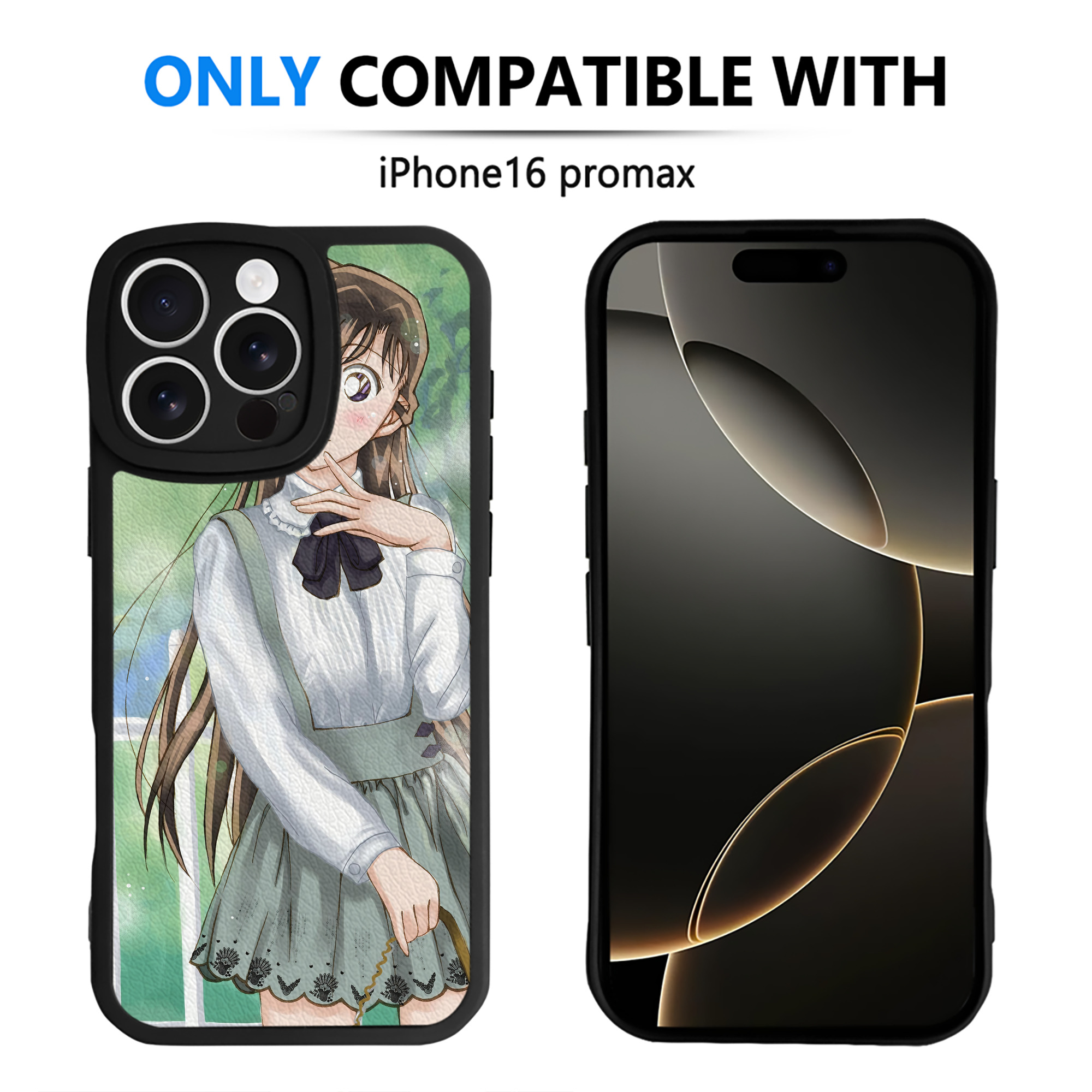 （画像用） 名探偵コナン Detective Conan 【iPhone 16シリーズ対応】シリコンスマホケース（レザー調） 材質：シリコン